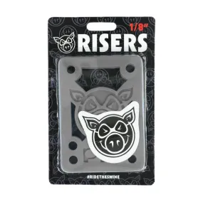 Pig Piles 1/8" Hard Risers Grey