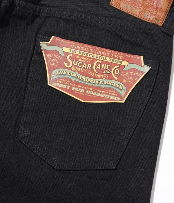 Sugarcane Type 470 Black Selvedge Denim Jean