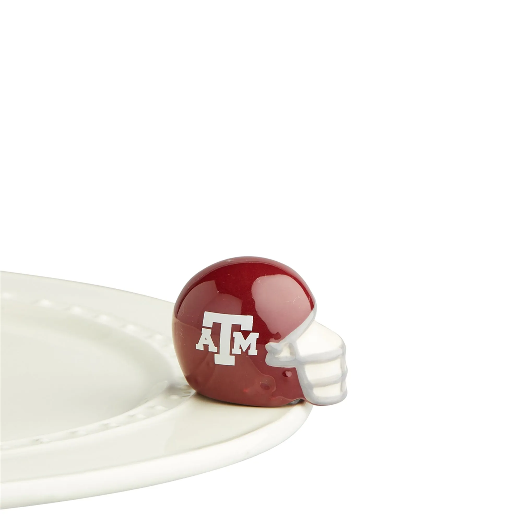 Texas A&M Univserity Helmet Mini by Nora Fleming