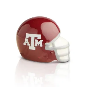 Texas A&M Univserity Helmet Mini by Nora Fleming