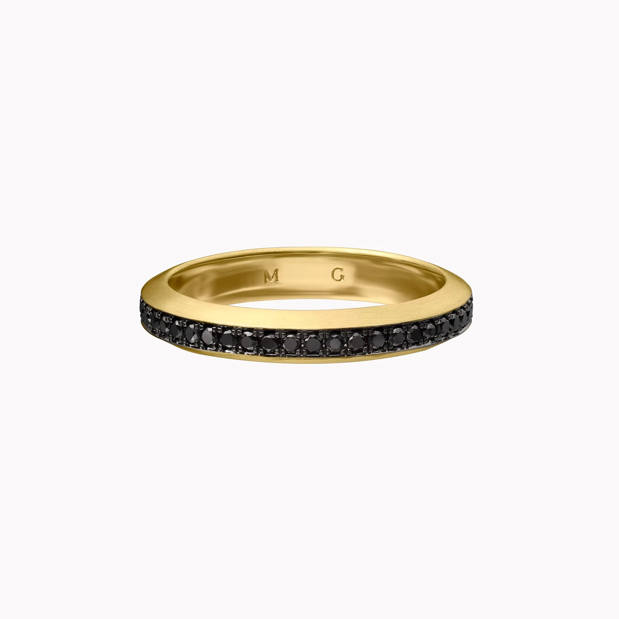 The Colette Black Diamond Pavé Band