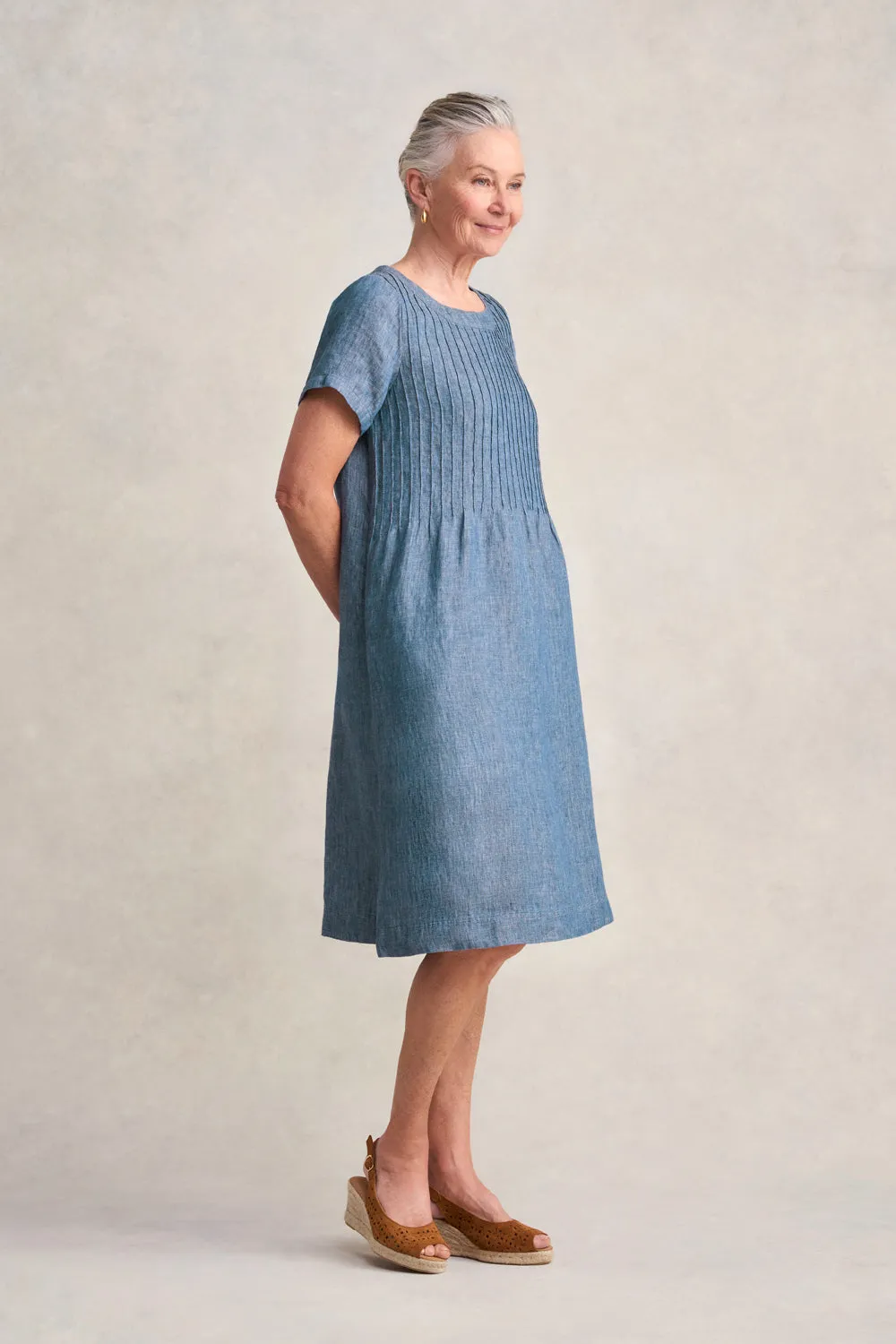 Twill Hemp Linen Dress