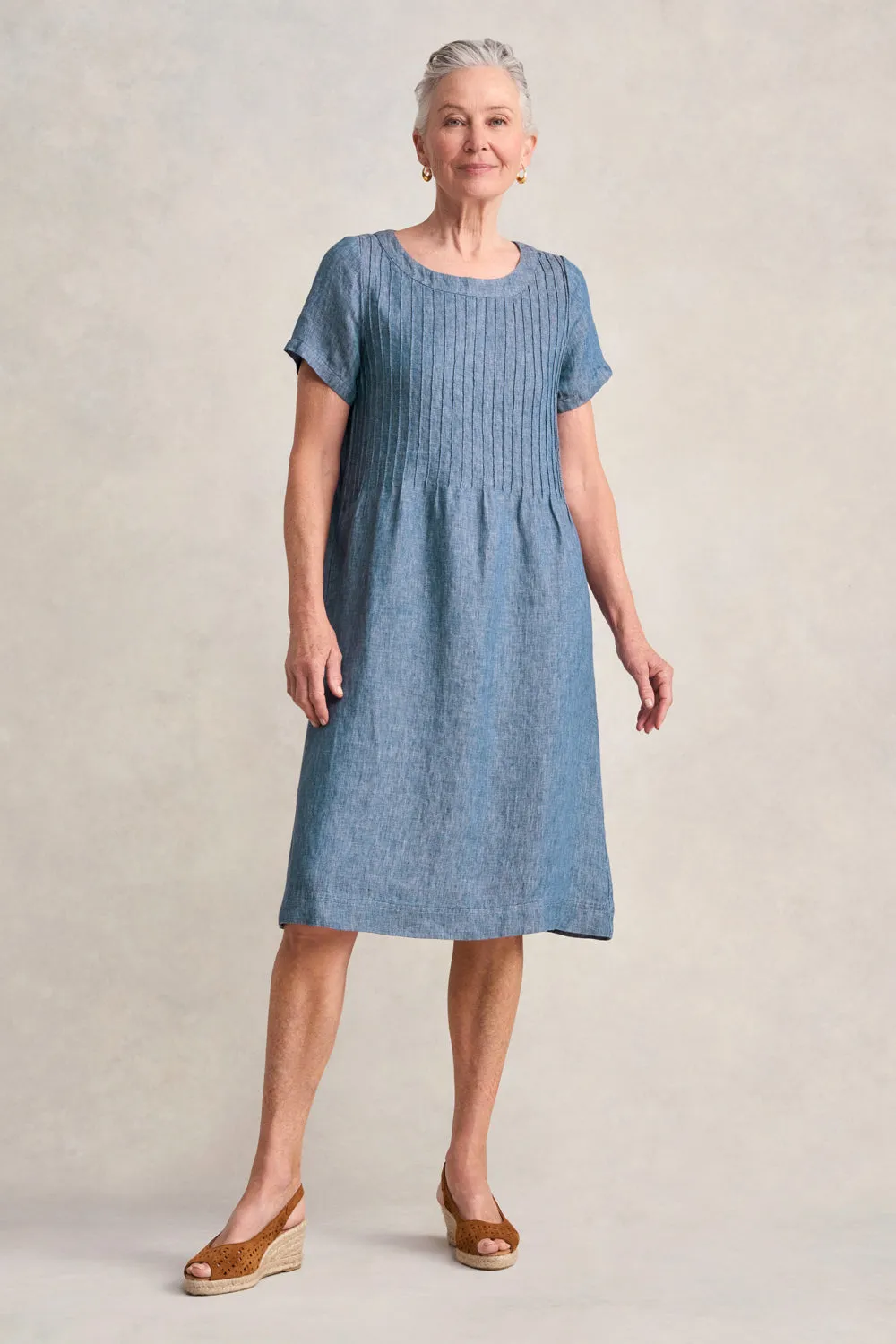 Twill Hemp Linen Dress