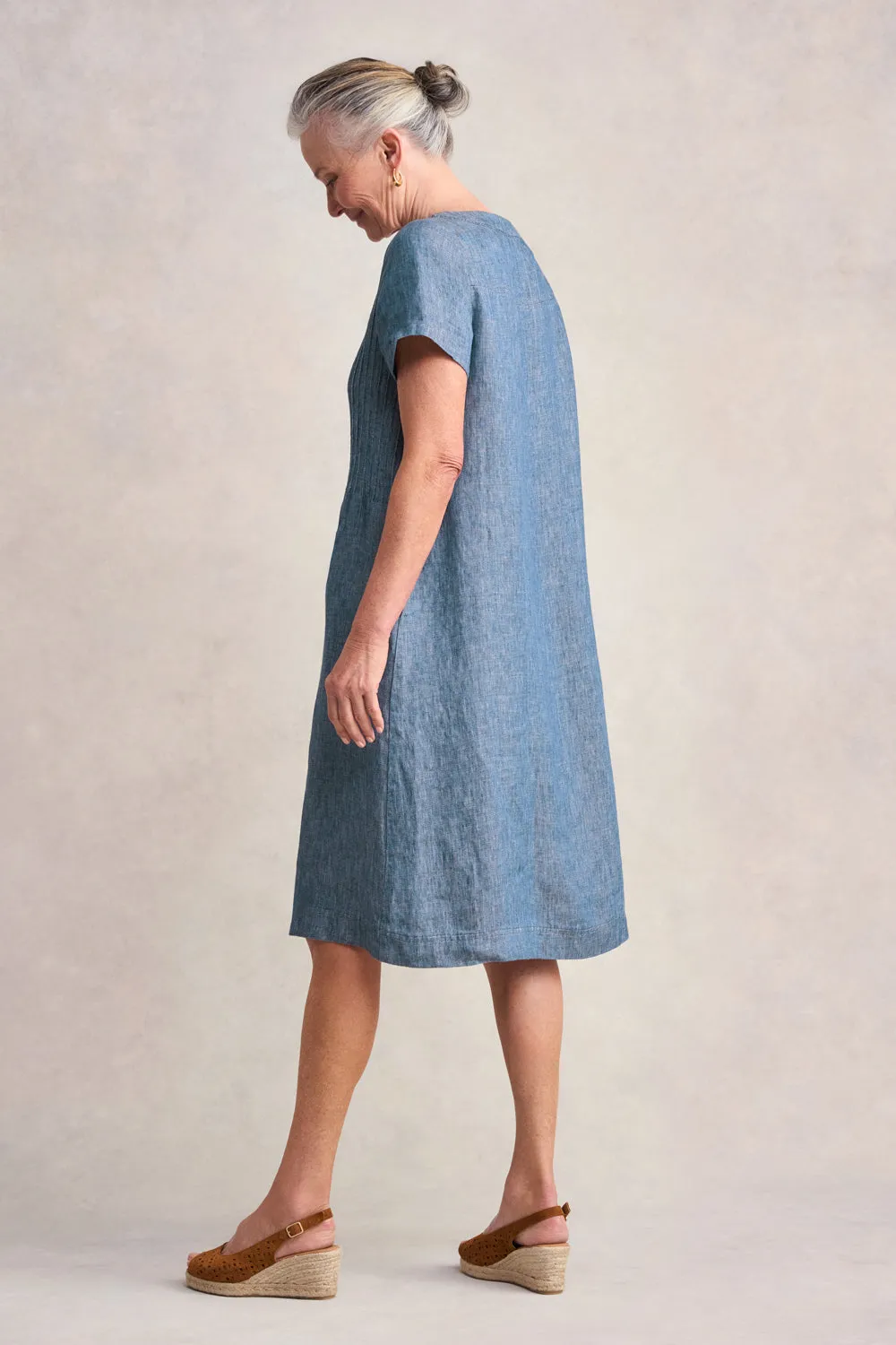 Twill Hemp Linen Dress